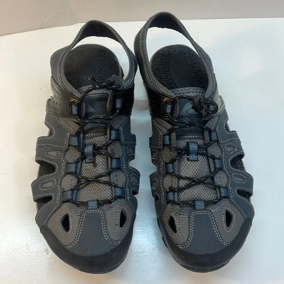 Ozark Trail Blue, Gray & Black Waterproof Hiking Trekking Sandals Size 13 - Picture 1 of 8